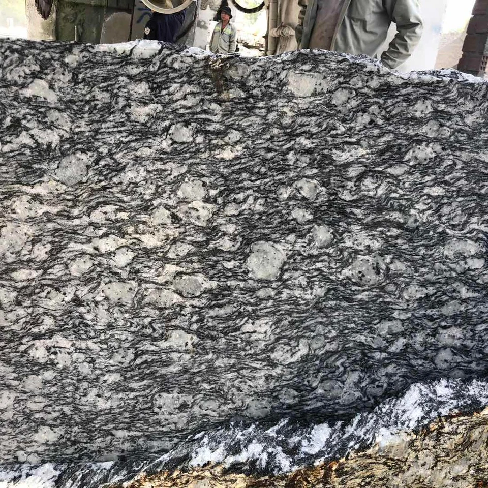 Белый Туман гранит деликатом Вьетнам брусчатка из дешево тротуар кубики оптом асфальтоукладчик