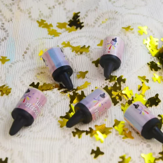 YUEBANWAN Mini Party popper confetti fireworks ribbon decoration birthday spray cylinder hand pull wedding atmosphere