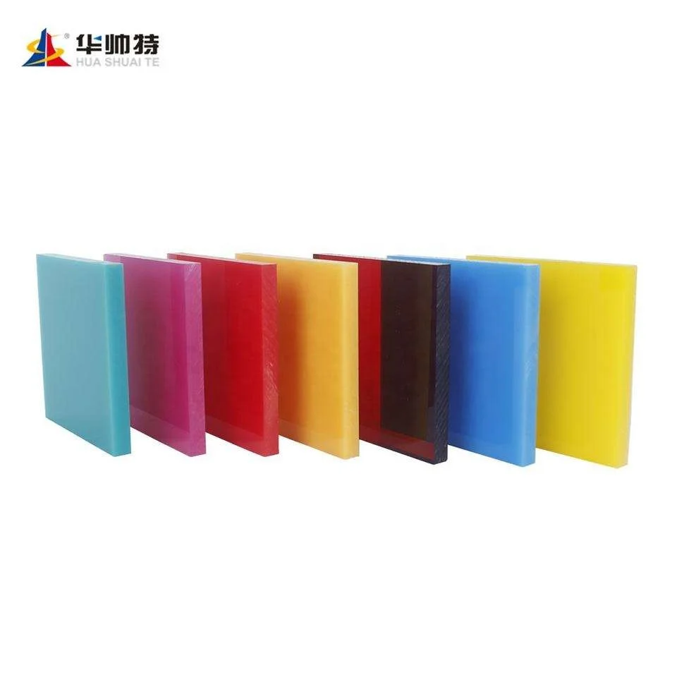 HUASHUAITE 1220 x 2440mm 2mm to 40mm flexible acrylic sheet with  Competitive price