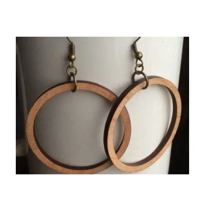 Trending Model 2024 wooden earrings for girls fashion jewellery handicraft products Best Dealing Product From Indian Exporter