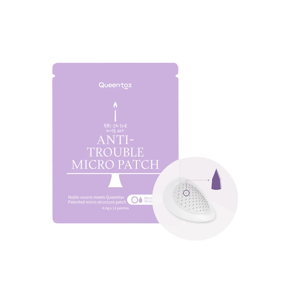 Queentox Anti-Trouble Micro Patch Anti-Trouble Micro needle Patch soothing and reducing SEBUM Made In Korea Best Selling