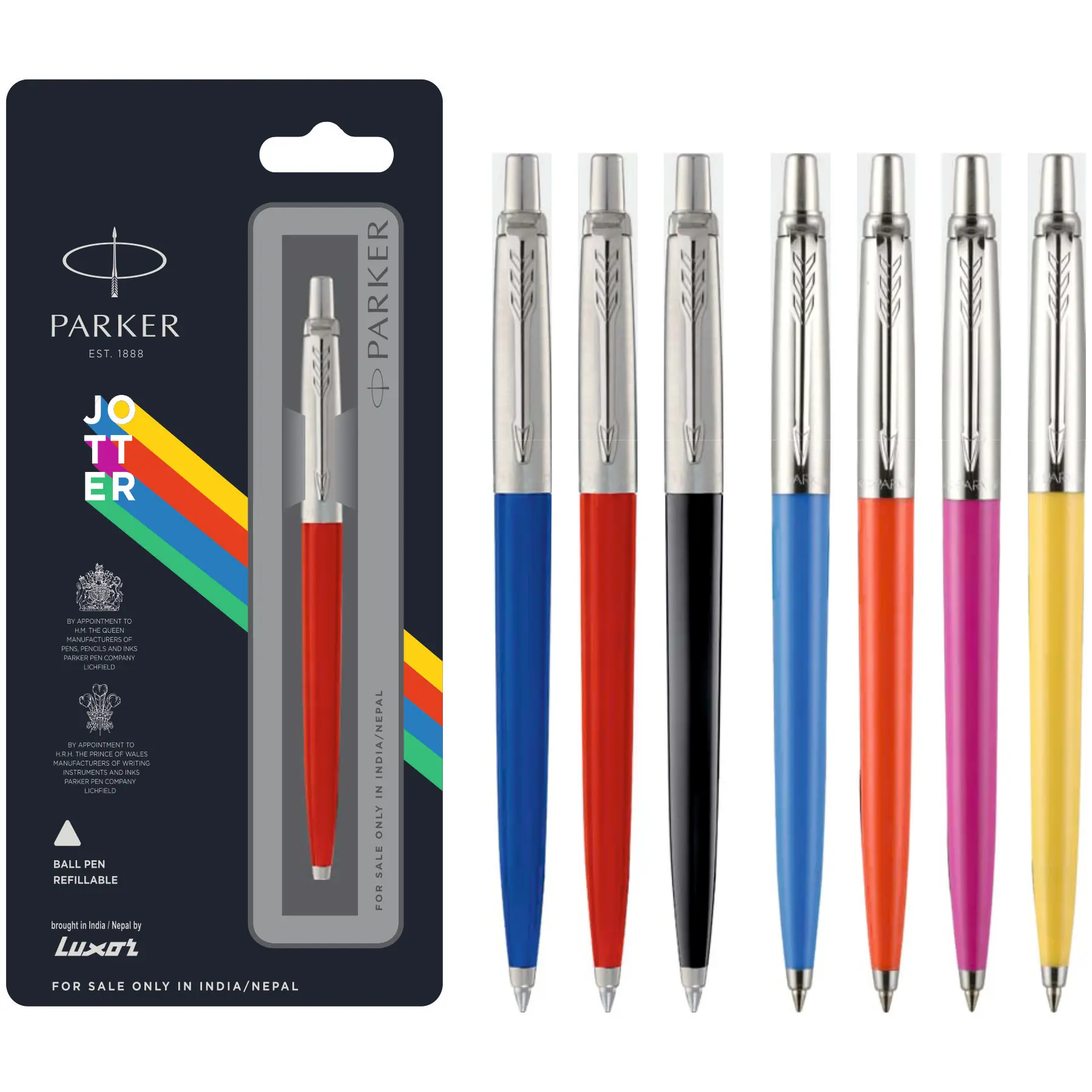 Parker Pen Jotter Classic Frontier Galaxy Ballpoint pens Roller Fountain Set Customized Corporate Parker Pen gift