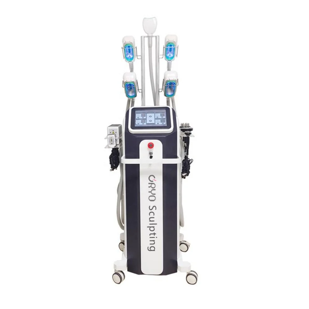 Top Trending Products 360 Fat Freezing 5 Handles Cryotherapy Machine 5-In-1 Cryolipolysis Machine Body Sculpting Cryolipolysis
