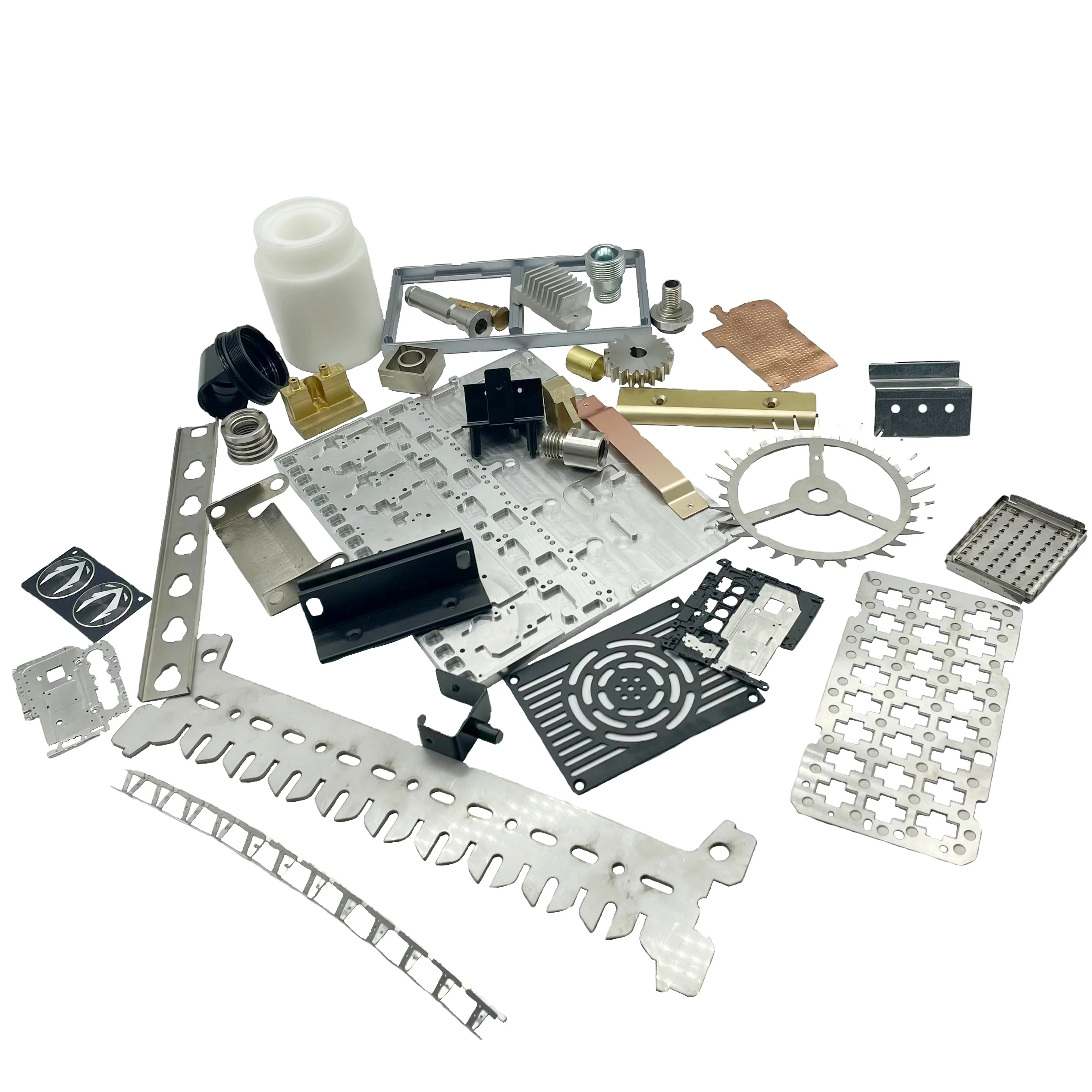 cnc stamping machining parts Custom Made Sheet Metal Parts Stamping Stainless Steel Brass Flat Spring Clips