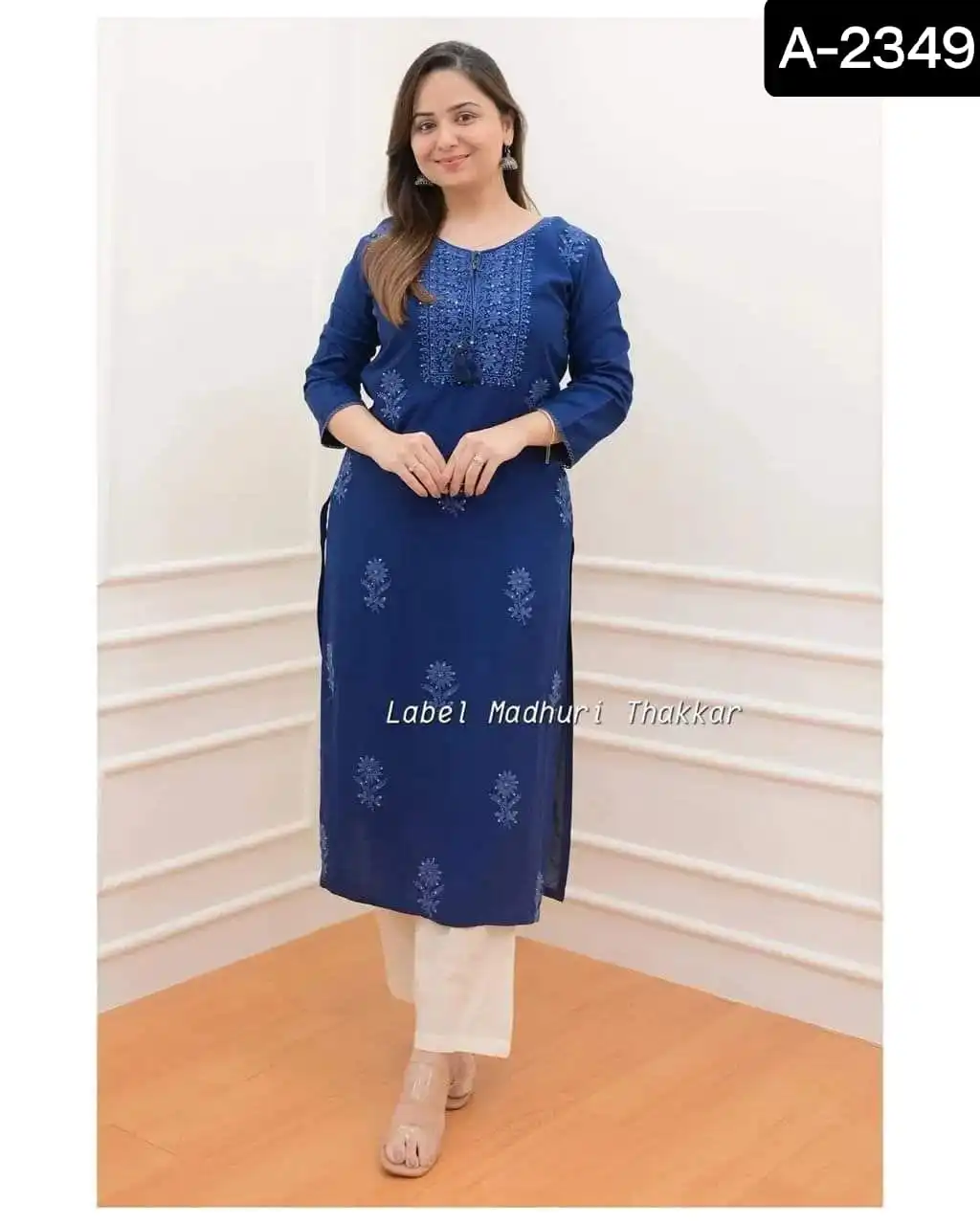 Latest Designer Women Kurtis Ladies Casual Wear Kurtis Salwar Kameez with Embroidery Work and Fancy Dupatta with Low Price Suit
