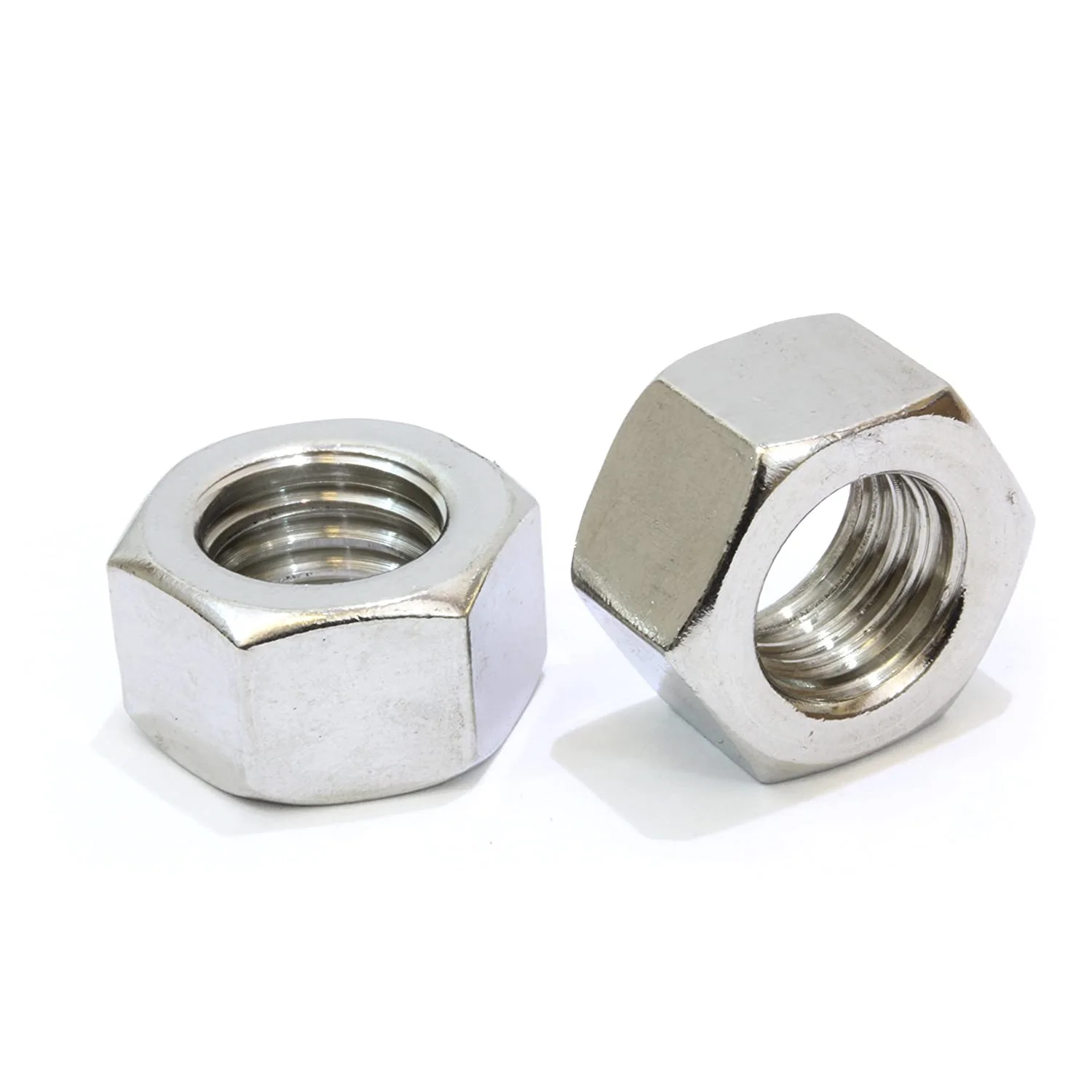 Customizable Brass Hex Head Nuts For Bolts Nut Machine Bolt Knurled Metric Sizes Hex Nuts Right Hand Thread