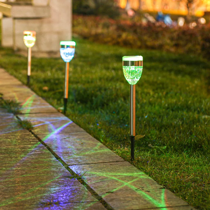 Solar LED Garden Decoration Lawn Lamp Waterproof Outdoor Lighting for Path Yard Villa Gazebo Landscape Buried Lights Outdoor Use