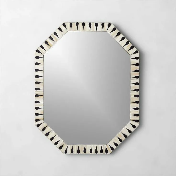 Classic Style Luxury Bone Inlay Wall Mirrors Frame Wall Mirror for Wall Decoration Available at Bulk Price