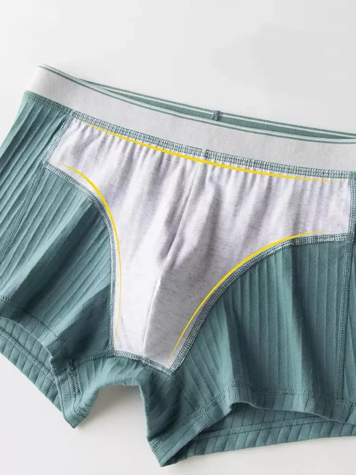 Factory directly men sexy underwear seamless low rise comfortable boxers briefs underwear with pouch