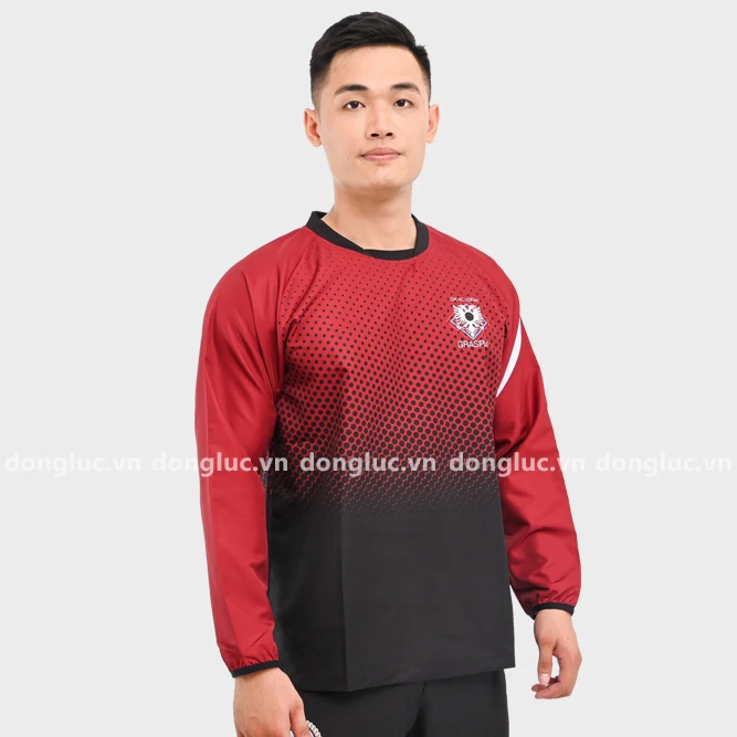 water proof sweat shirt durable apparel manufacturer  custom logo sublimated for windproof and high neck