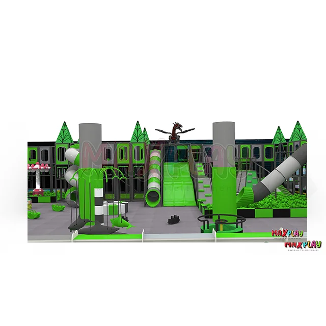 soft Play Center indoor Playground Kids Ball Pit with slides pickler equipment  themed ball pit with slide indoor playground