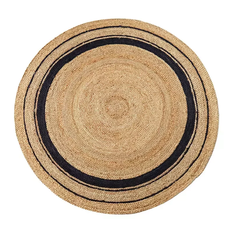 Dadabangla Best Quality Handmade Natural Fiber Jute Braided Rugs Eco Friendly Carpets Floor Mats Door mate area rugs