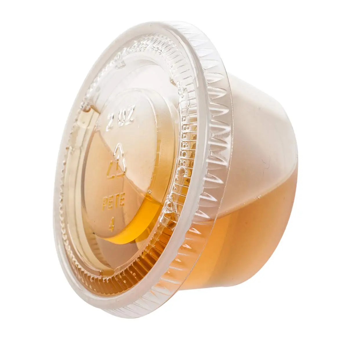 Wholesale Biodegradable Disposable Clear Bio Material Portion Cup PLA Sauce Cup with Lid