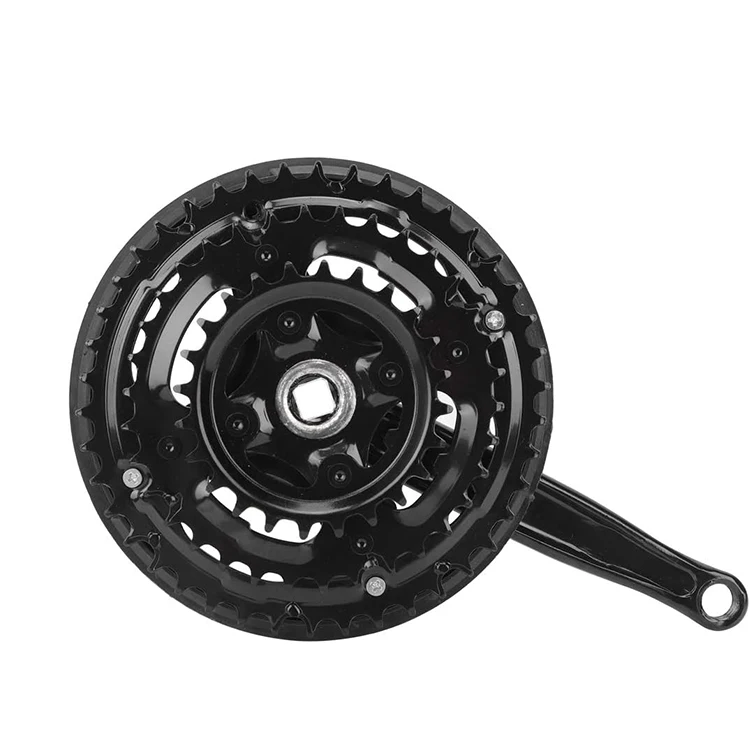 Bicycle Accessories Sprocket 24-34-42T Mountain Bike Crankset Chain Wheel 8-speed Gear 42T Plate Square Hole Crankset