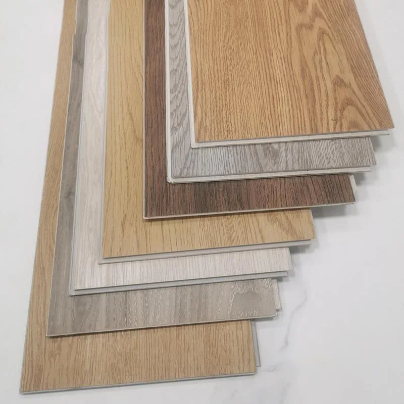 Best Sellers Clear texture Rigid Core click lock pvc vinyl plastic spc flooring tiles