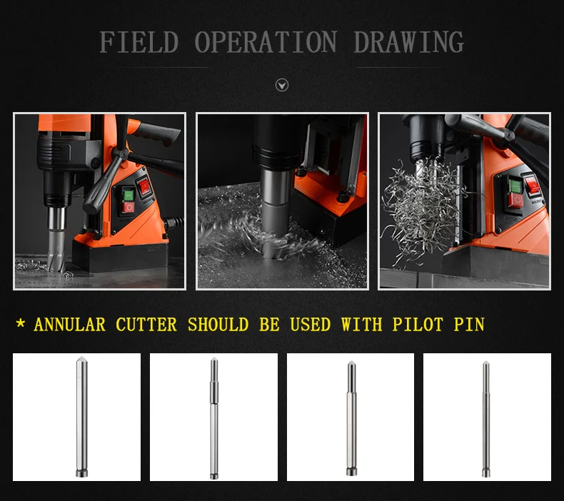 HSS Annular Cutter Drill Bit 50mm Cutting Depth Magnetic with Fein Shank