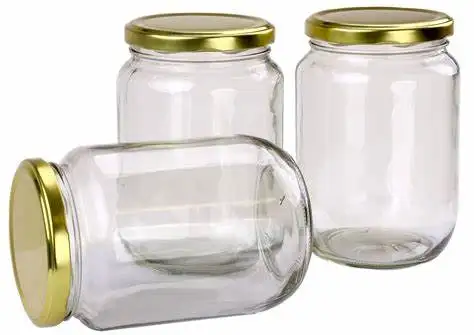 Manufacturer customized big mouth round 150ml food storage glass jar with lids