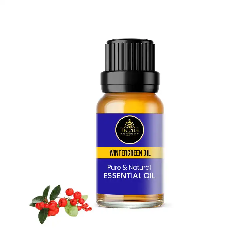 100% Pure Organic Wintergreen Essential Oil Therapeutic Grade Aromatherapy Bulk & Wholesale Hair Usage Infused Lavender Leaves