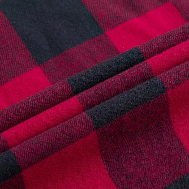 New Arrival High Quality Customized Logo Printing Full Sleeves Light Weight Men Flannel Shirt In Multi Colors