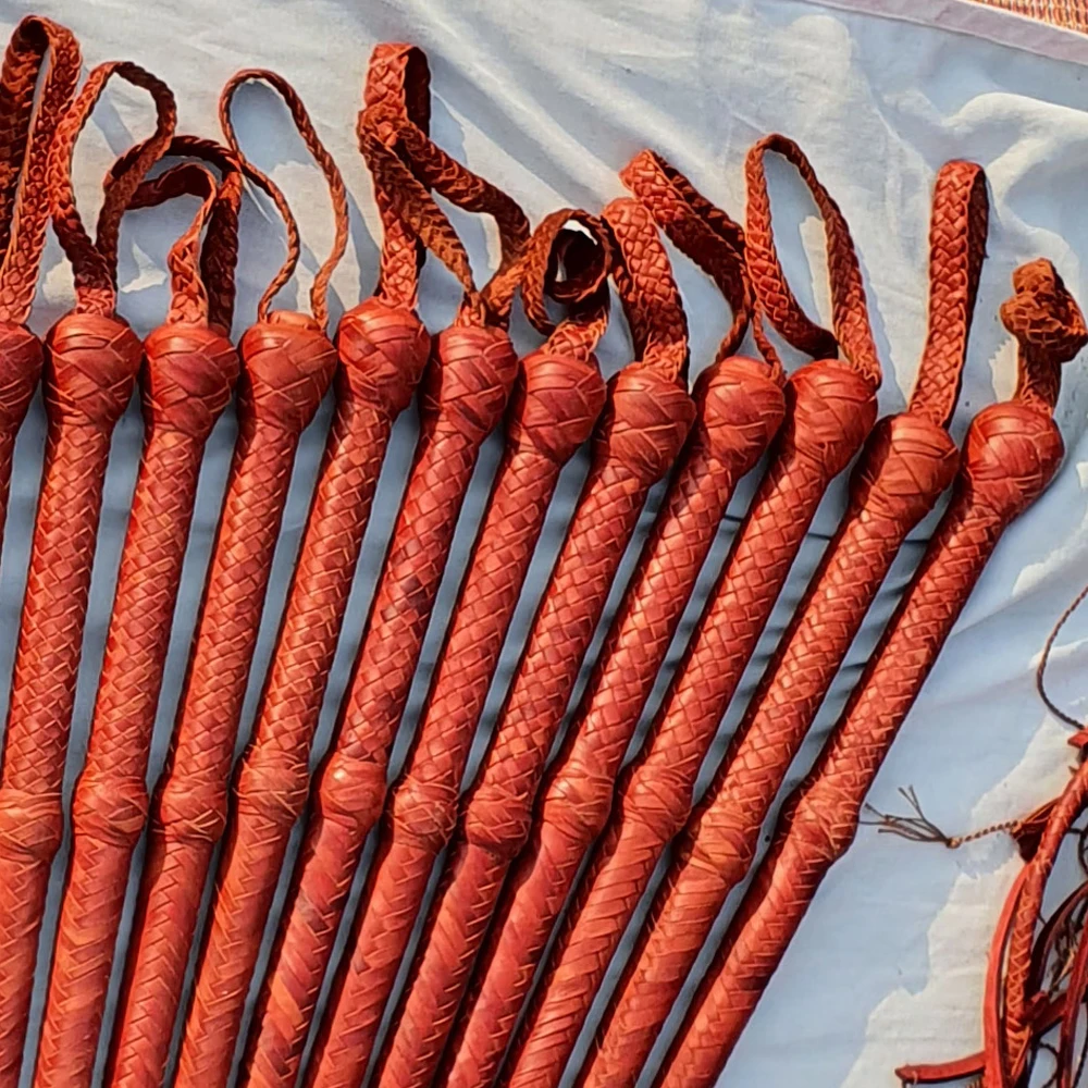 Изготовленный вручную из коровьей кожи 6 8 10 12 футов конный хлыст оптовая продажа поставщик фабрики