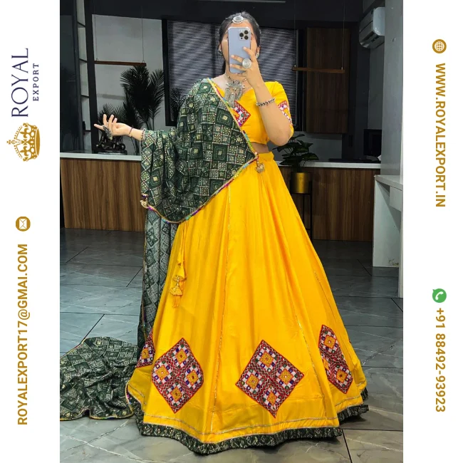 New Exclave design Navratri Chaniya Choli Collection In Wholesale Rate By Royal Export Surat