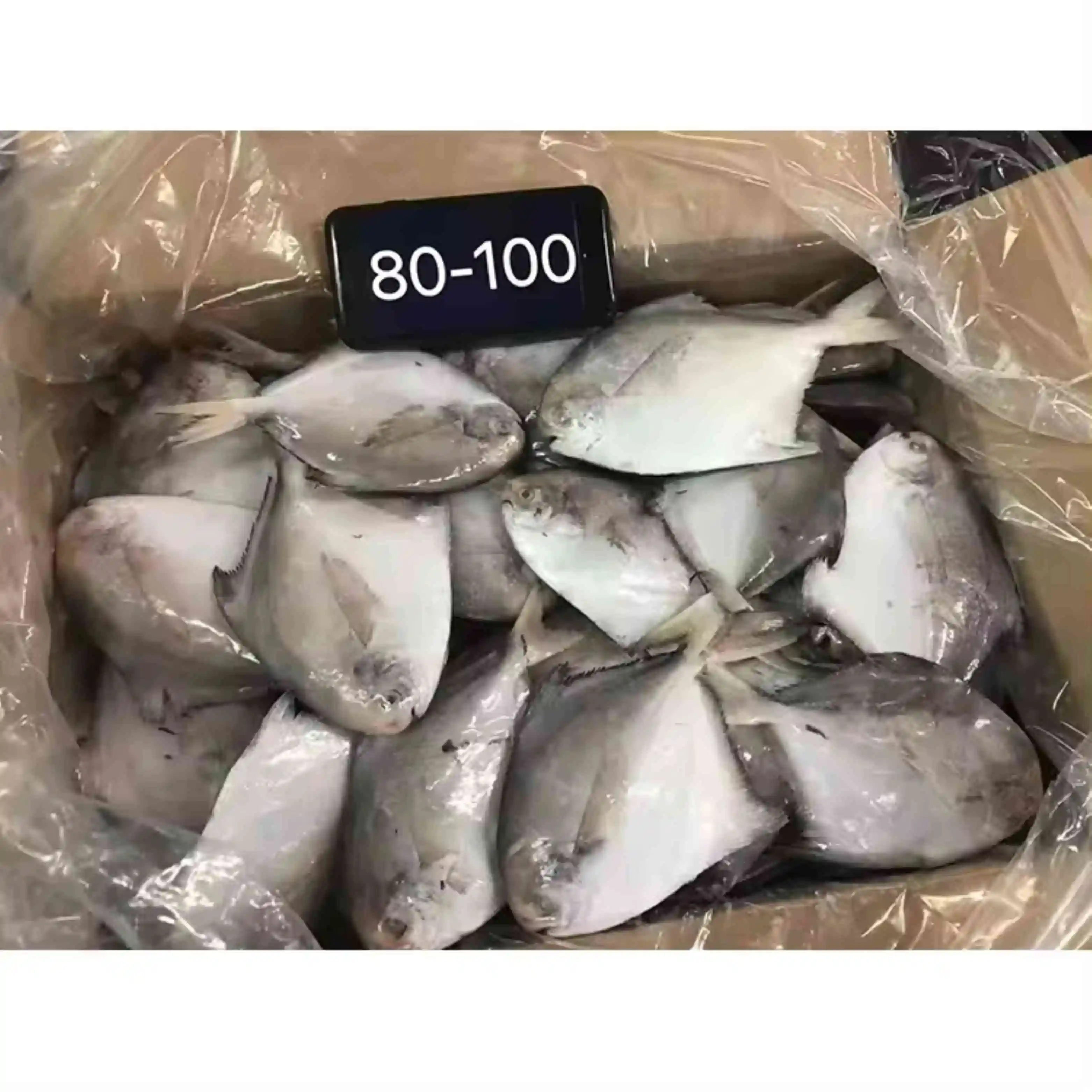 80-100 г/шт белый серебристый Помфрет рыба