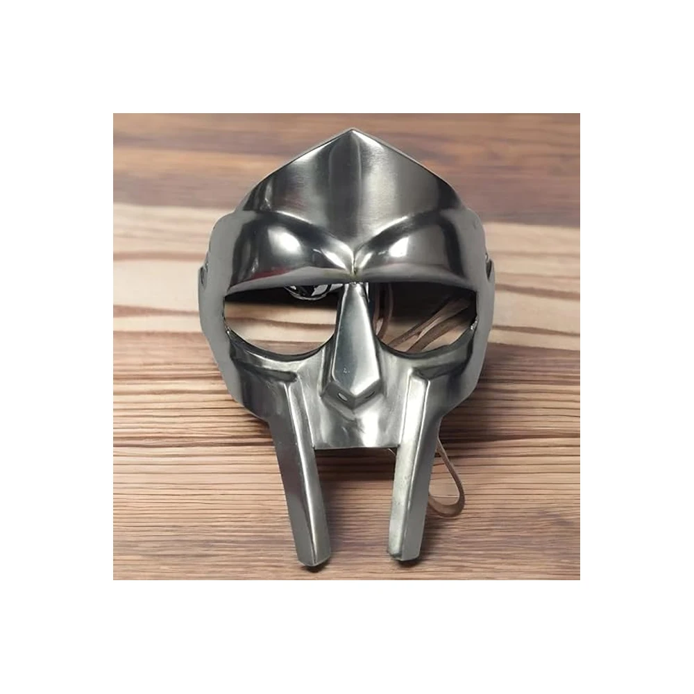 Premium quality Halloween Mask Roman Gladiator Helmet Face MF Doom Medieval Viking Helmet Face Mask With At Best Price