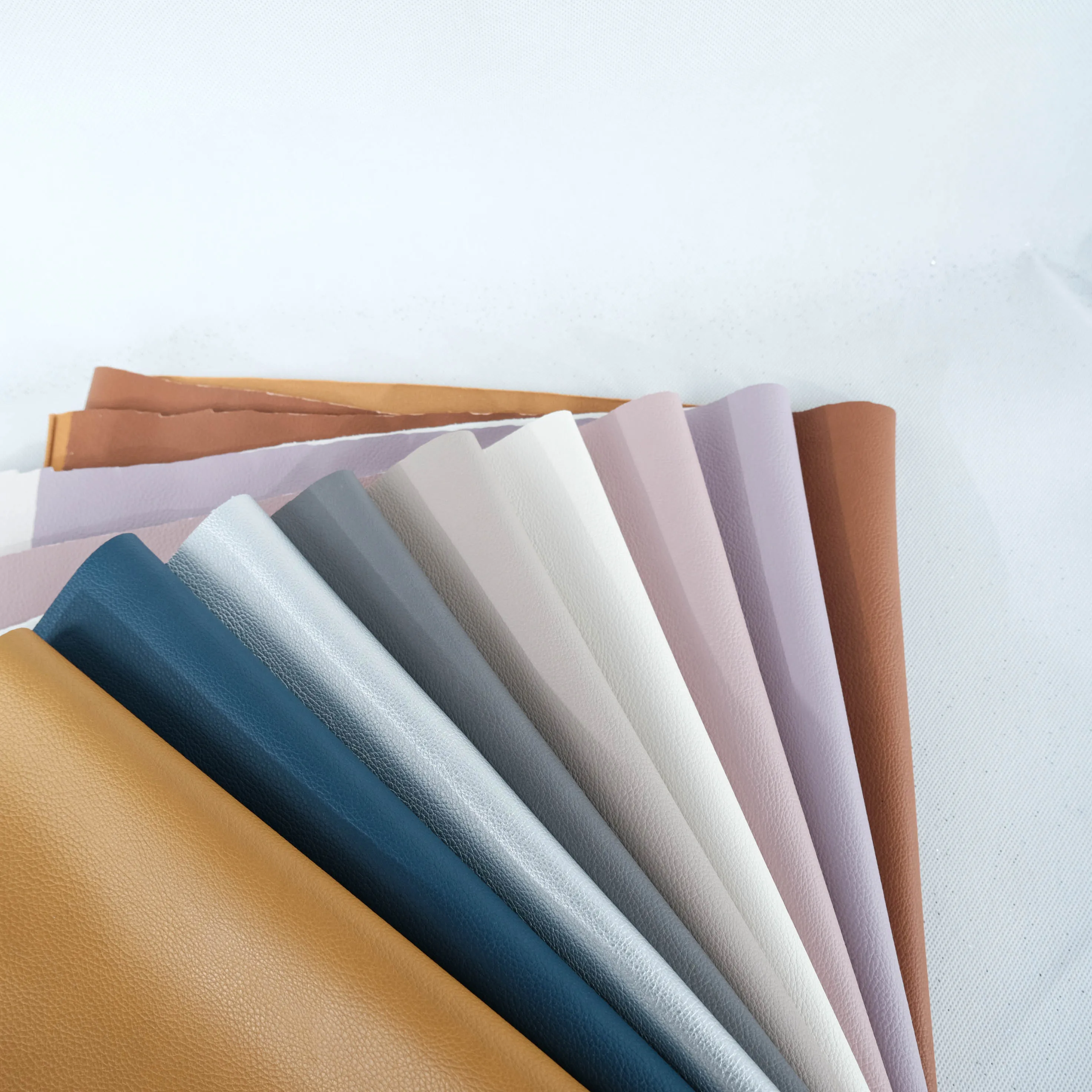 Vegan colorful waterproof jewellery lining pu synthetic leather fabric