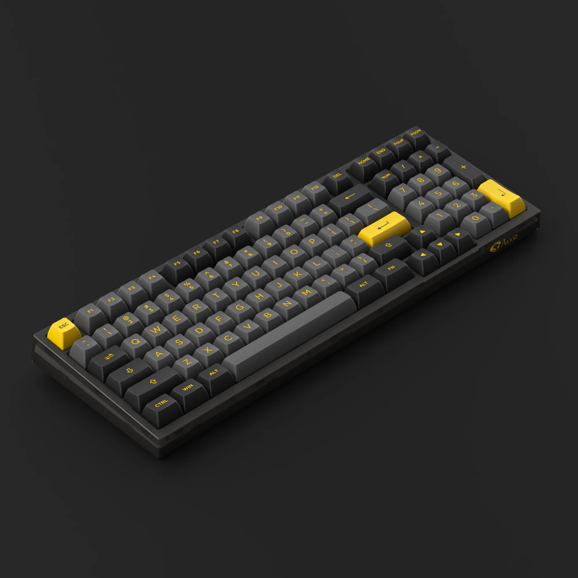 AKKO PC98B PLUS V2 TOP Mount mechanical gaming keyboards multi-modes SMD LED RGB backlit 98% layout TKL Keyboard