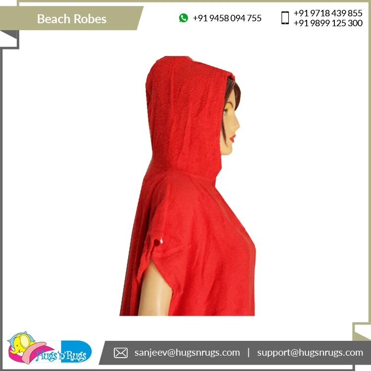 Low Market Price Best Performance Highest Selling Quick Dry 100% Cotton Zero Twist Beach Robes from Top Indian Supplier