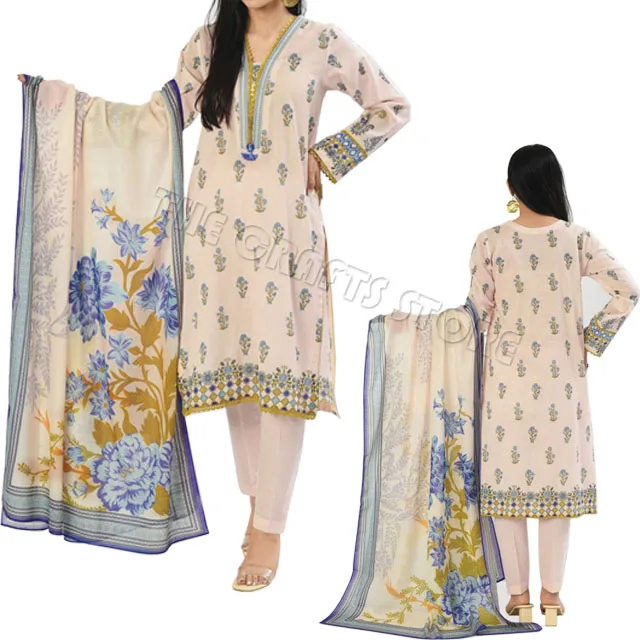 Pakistani Indian Women Ready Made Salwar Kameez Stylish Fashion Elegant Pakistani Dress Hot Selling Ready Made Salwar Kameez