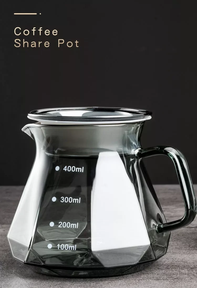 Кофейник из боросиликатного стекла 400 мл 600