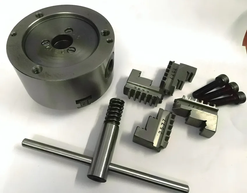 100mm Front Load 4 Jaw Self Centering Chuck With Reversible Jaws (Front Mount)