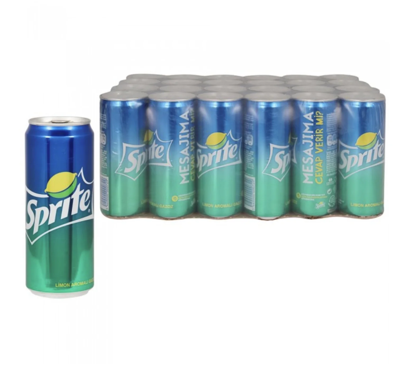 Lemon Flavored Soda Carbonated Drink 250 ml Canned Best Price Wholesale