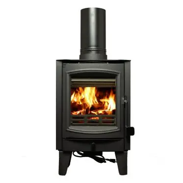 Modern Design Oven Stove Wood Burning Stove with Oven Cast Iron Sale Black Enamel Steel Glass Building Surface Office Technical