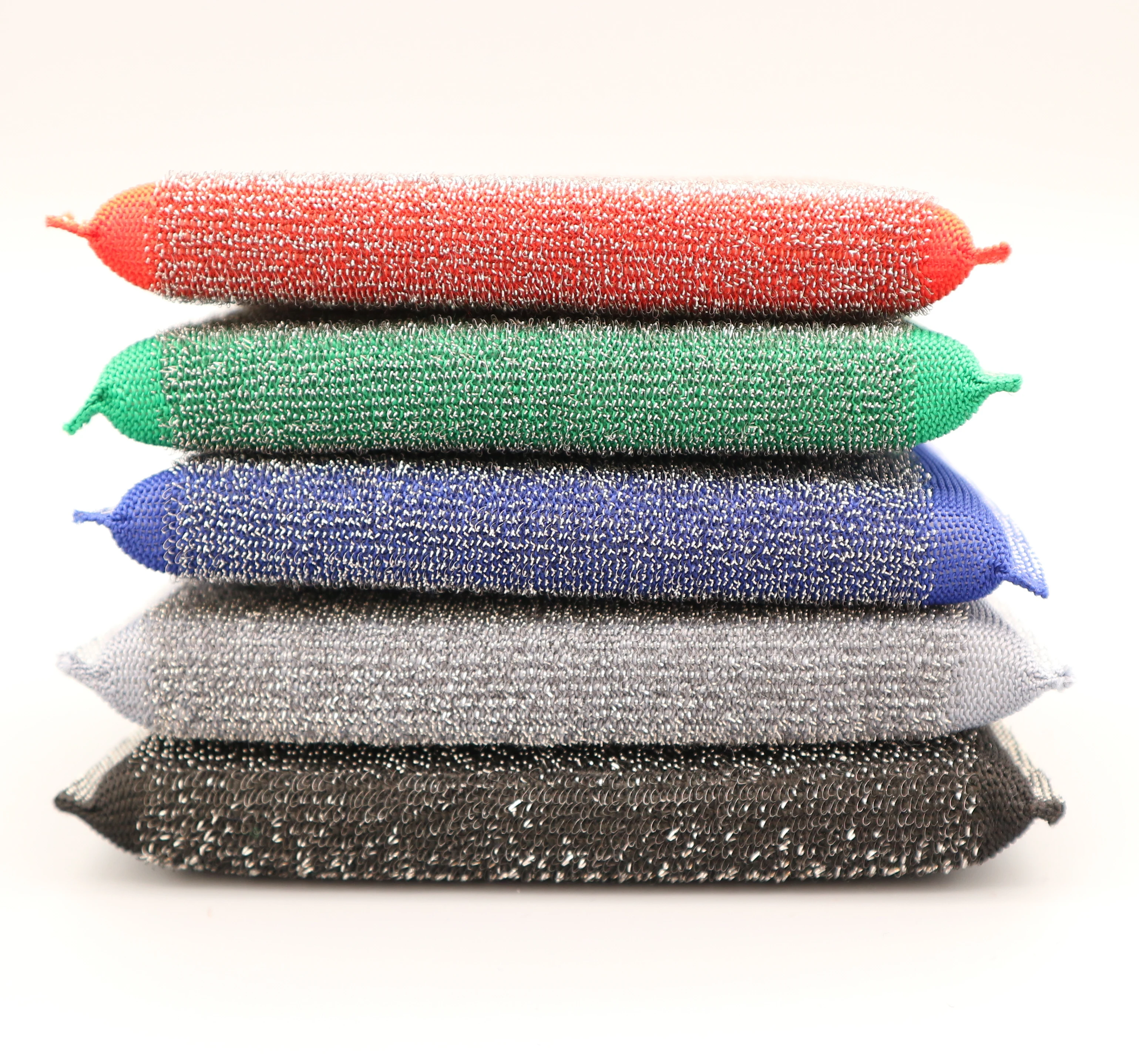 High Quality MOMCLEAN Stainless Steel Metallic Cleaning kitchen ultra tough Sponge With Cheap Price