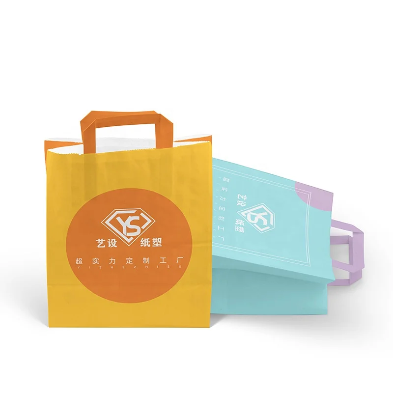 Handbag Can Be Customized With Offset Printing and Kraft Paper Bag