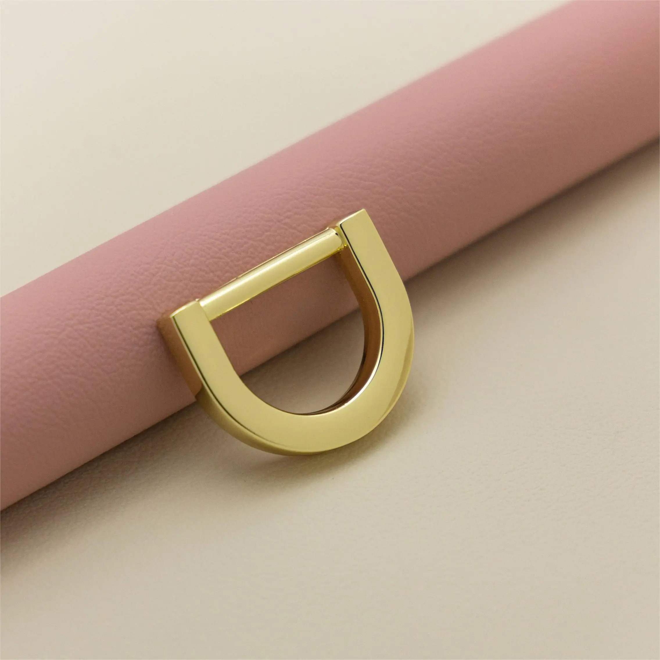 Fashion Hardware D Ring Buckles Custom finished Adjuster Antique Brass colour For Leather Belt handbag