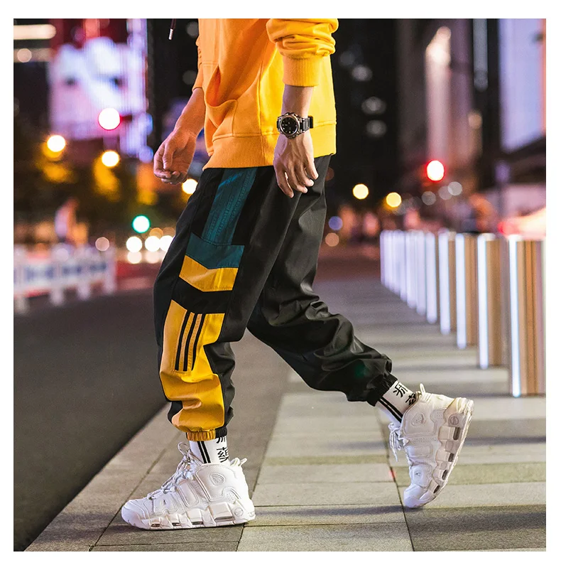OEM Custom Joggers Sweatpants Men Casual Striped Pants Fashion Loose Track Pants Men Sweat Pants Sports Streetwear Trousers Sale