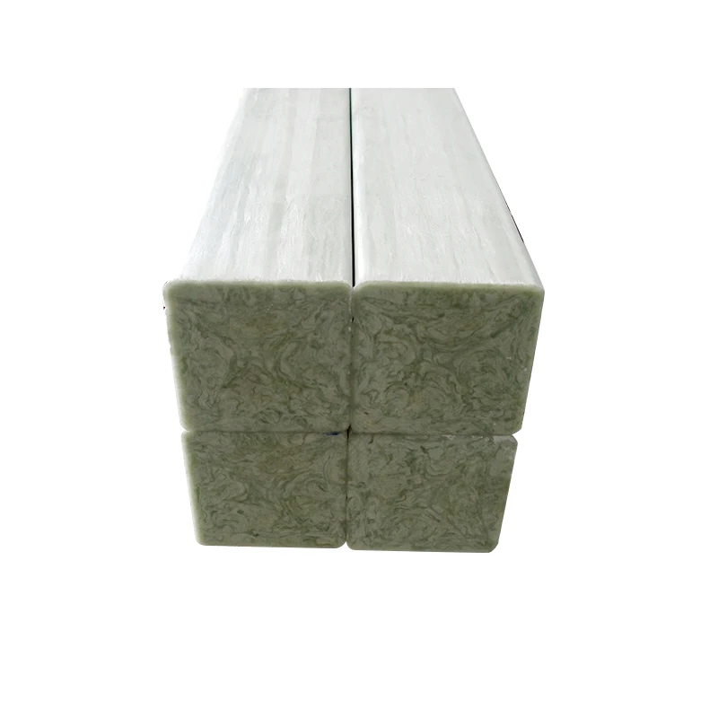 High strength Pultruded Solid Fiberglass Square Tube Frp 25mmX25mm