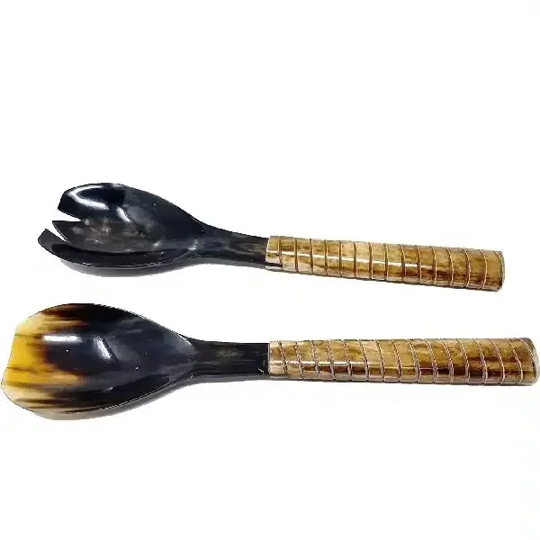 handmade buffalo horn spoon horn spoon for home hotel & restaurant for dessert and ice cream baby soup horn spoon for hot sell