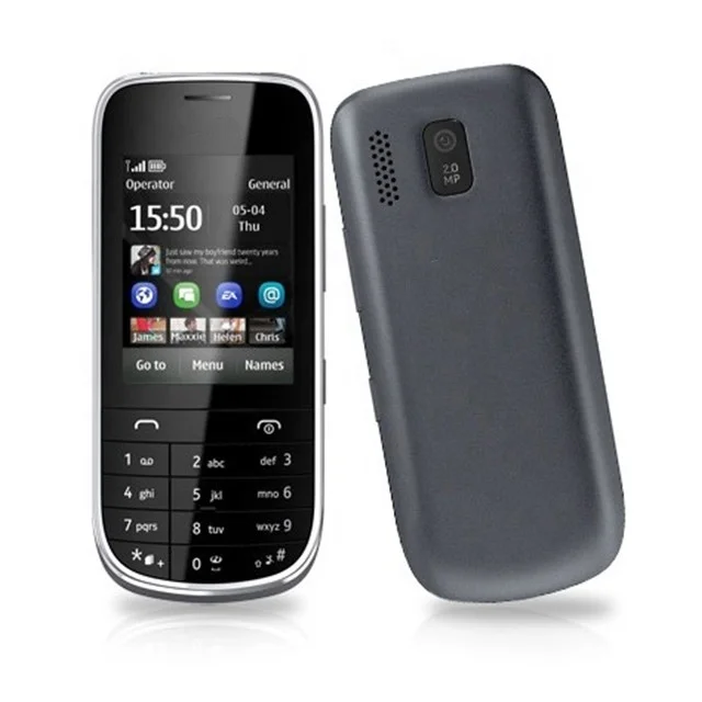 Free Shipping For Nokia 202 Factory Unlocked Original Simple Super Cheap 3G Classic Bar Unlocked Mobile Cell Phone By Post