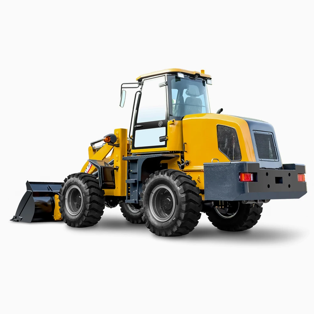Heavy machine 2ton 2000kg wl20 hydraulic articulated front end wheel loader with quick hitch