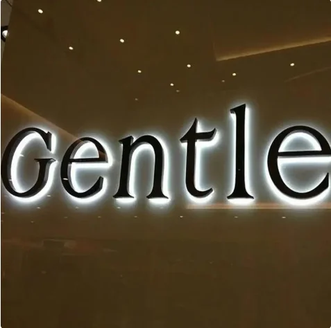 Business Sign 3D Metal Backlit  Acrylic Business Sign Office 3D Logo 3d illuminate Sign