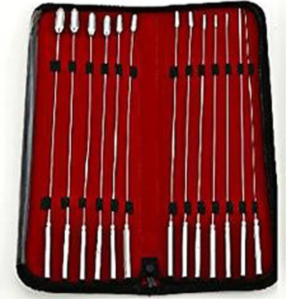 BAKES ROSEBUD SOUNDS DILATOR UTERINE URETHRAL DIAGNOSTIC GYNECOLOGY SINGLE ENDED 13 PIECES SET SURGICAL KIT       MGI-228