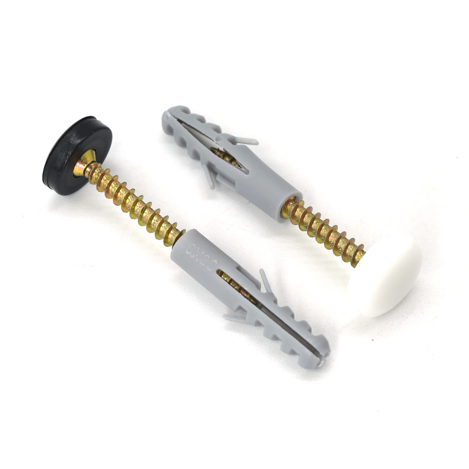 Screw Furniture Cap For Furniture Plastic Decorative Cap Wall Plug Anchor with Screw Furniture Hardware Package screw kit