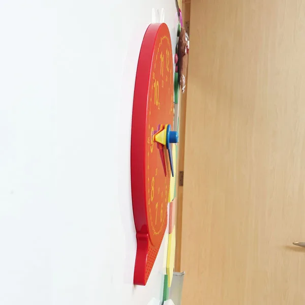 Магнитные большие развивающие часы для детей 39 см