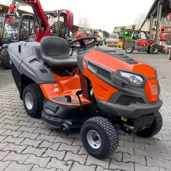 Новейшая газонокосилка трактор Husqvarnas TC 238 т гидростатическая трансмиссионная косилка