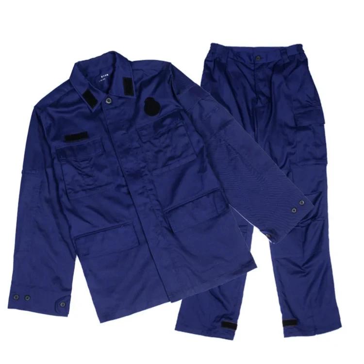 Button Uniform Security Shirt in New Style Security Guard Uniform with Labels Guard Security Uniform