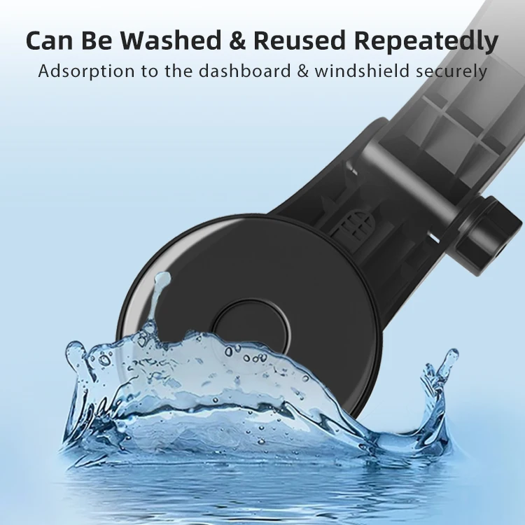 Trending Car Strong Suction Cup Dashboard Phone Stand Adjustable 2 in 1 Car Phone Mount Telefonhalter Cell Phone Holder for Car